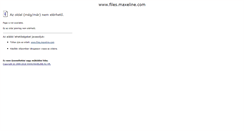 Desktop Screenshot of files.maxeline.com