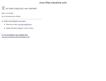 Tablet Screenshot of files.maxeline.com