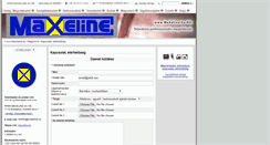 Desktop Screenshot of kapcsolat.maxeline.hu